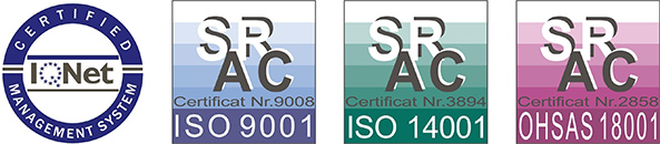 ISO9001, ISO14001, ISO18001, IQNET